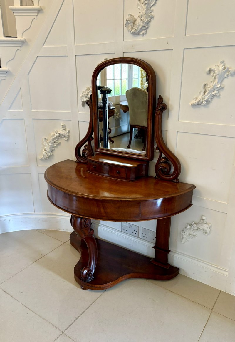 Antique Victorian Quality Mahogany Dressing Table